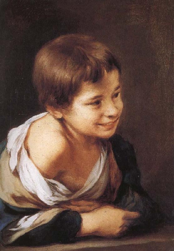 Bartolome Esteban Murillo Window, smiling boy